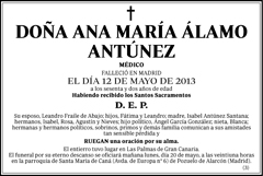 Ana María Álamo Antúnez